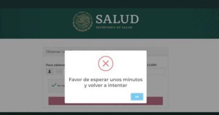 fallas certificado vacunacion